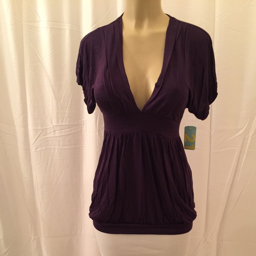 Cute & Comfy Purple Tunic Top
